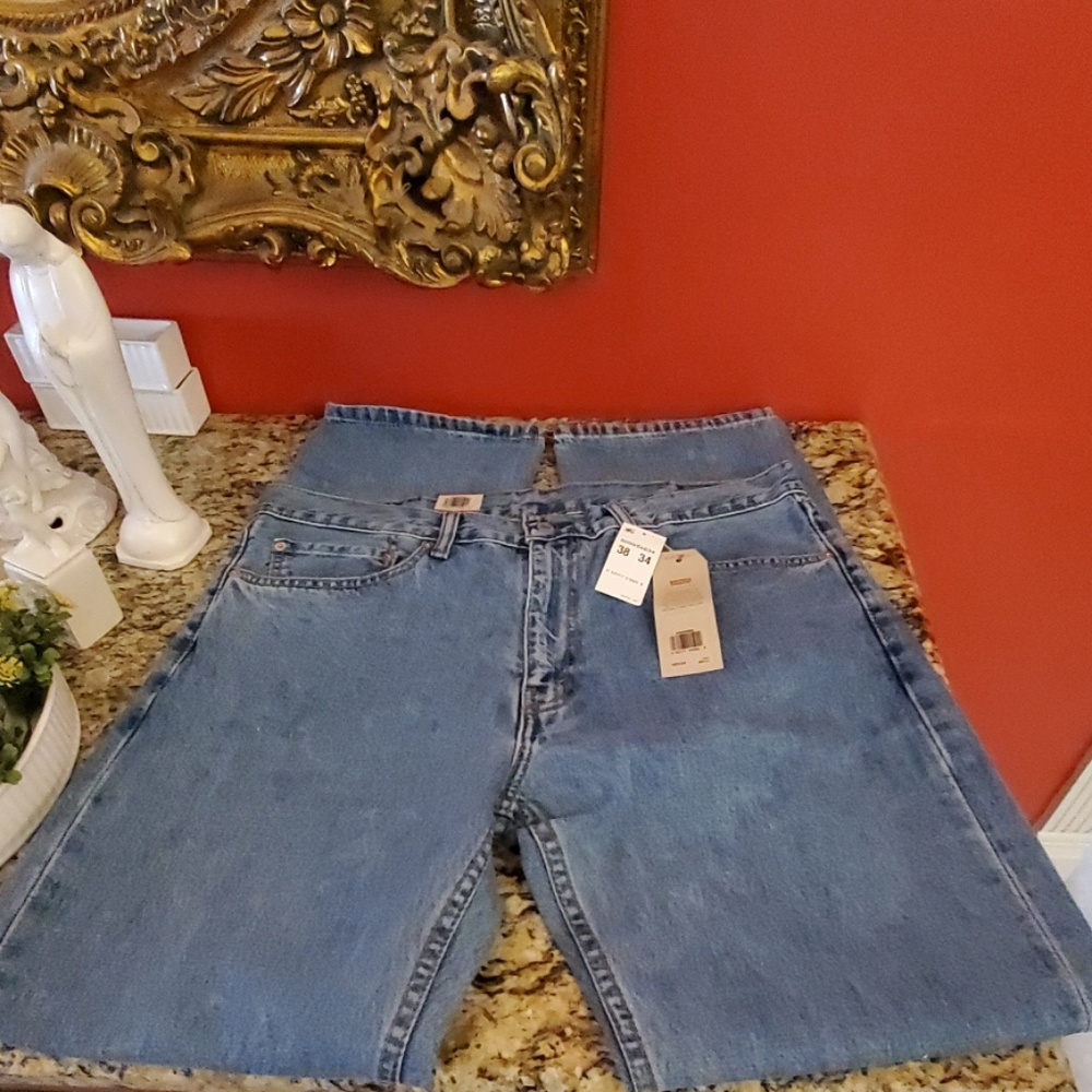 Levi 505 Straight Leg Regular Fit Jeans